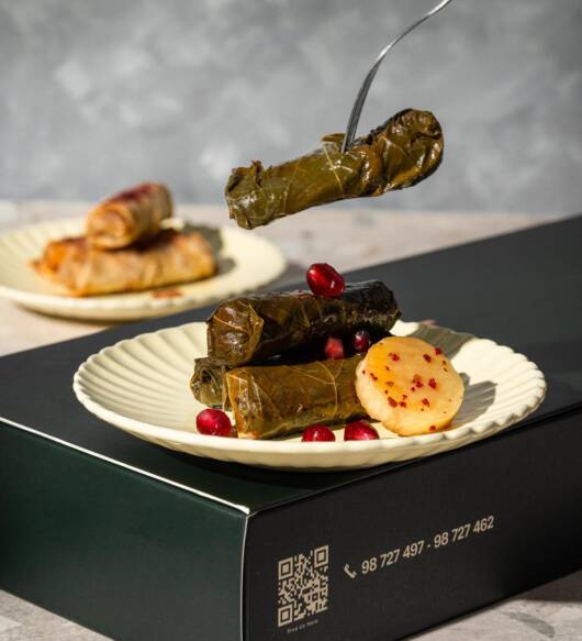 Grape Leaves & Mushkan Rolls - 24 Pcs
